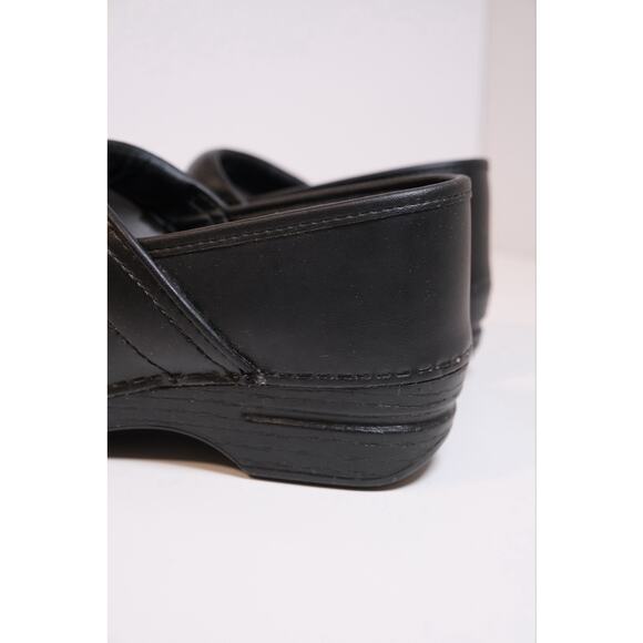 Dansko XP Shoes Womens 39 Black Professional Clogs Leather Work Comfort Low - Picture 13 of 14